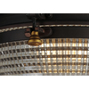 Maxim Portside 1-Light 11.75" Wide Oil Rubbed Bronze/Brass Outdoor Flush Mnt 10180OIAB
